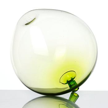 Ingeborg Lundin, vas "Äpplet", Orrefors, efter 1957, detta exemplar sannolikt 1980-90-tal.