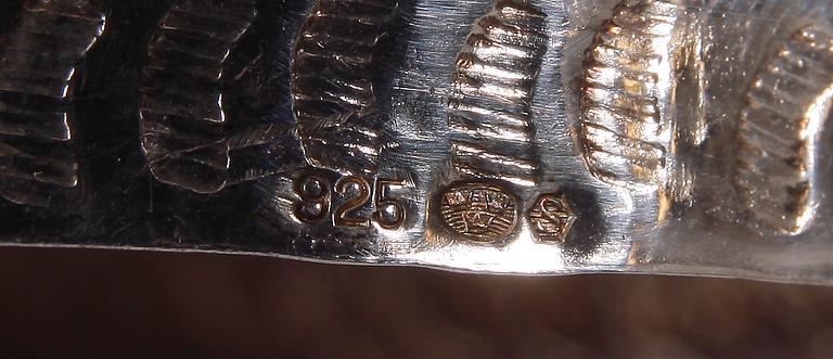 PARTI SILVER, 3 delar. 1800/1900-tal.