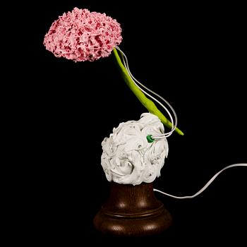 TEEMU SALONEN, veistos/pöytävalaisin, "Sun Wukong", signeerattu Teemu Salonen 2016.