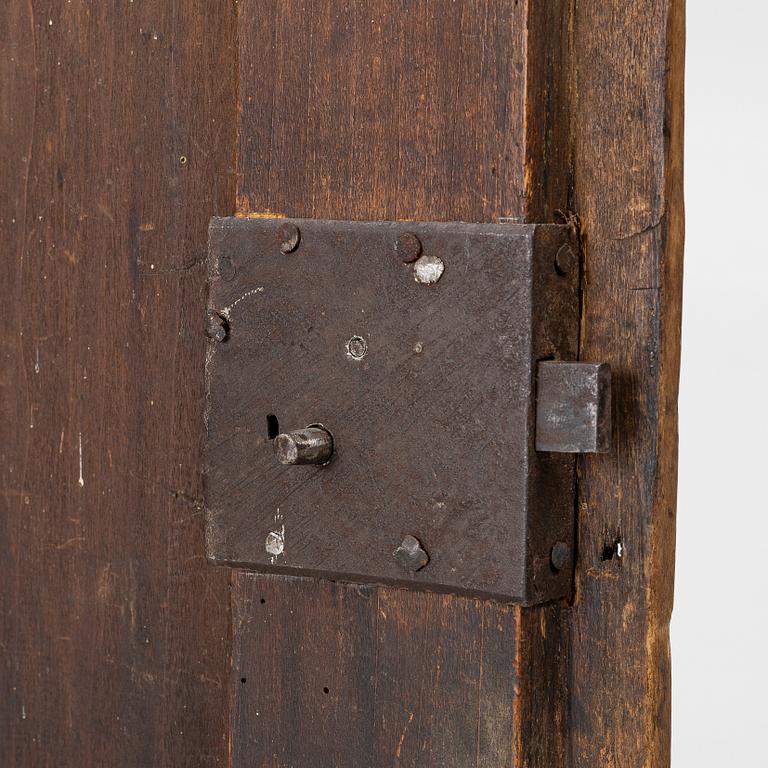 A wall-hanged cabinet, Sweden, dated 1796.
