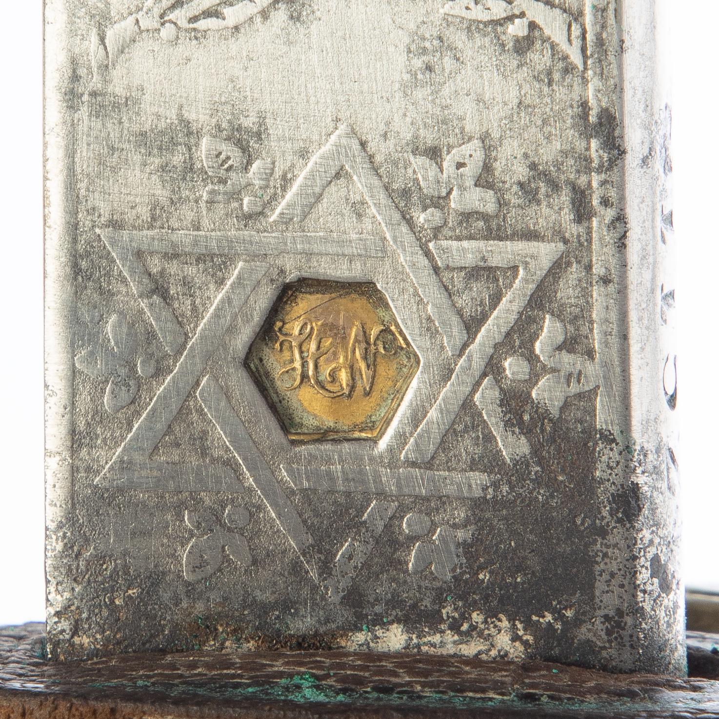 Sabel, brittisk, 1900-talets början, med balja.