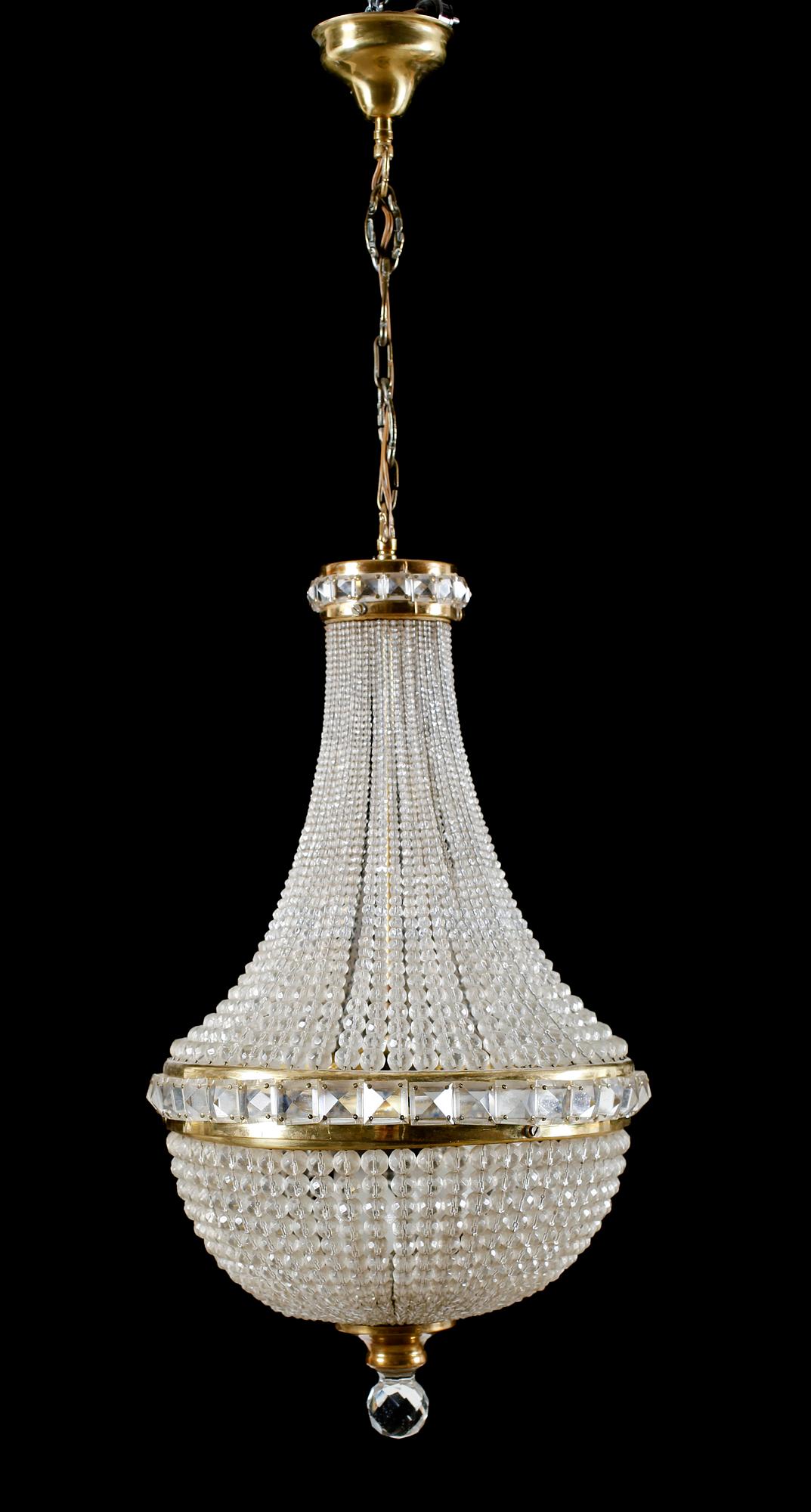 LJUSKRONA, sekelskiftet 1900. Höjd ca 65 cm.