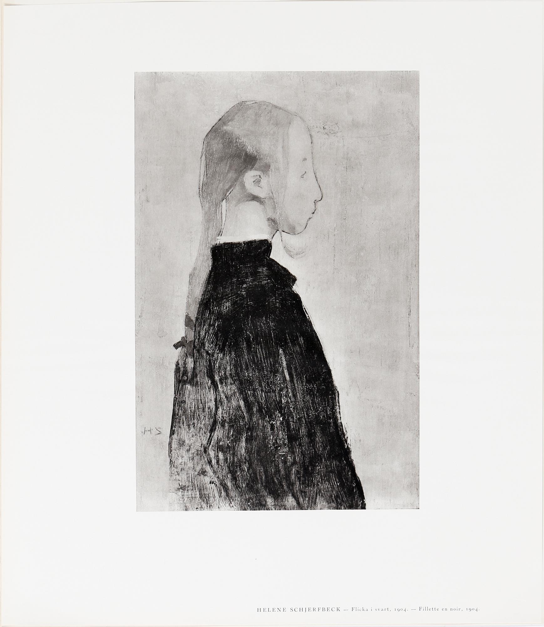 HELENE SCHJERFBECK, portfolio with 48 black and white reproductions, Stockholm 1945.