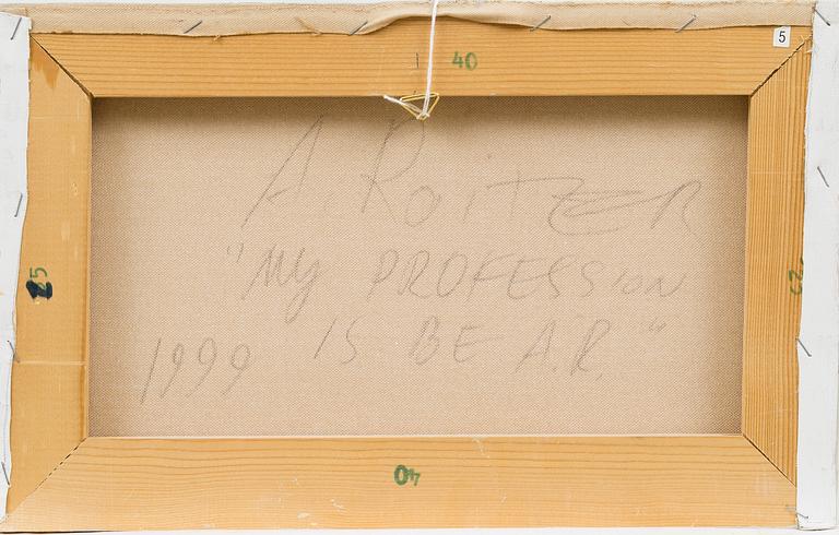 ANDREI ROITER, "MY PROFESSION IS TO BE ANDREI ROITER".