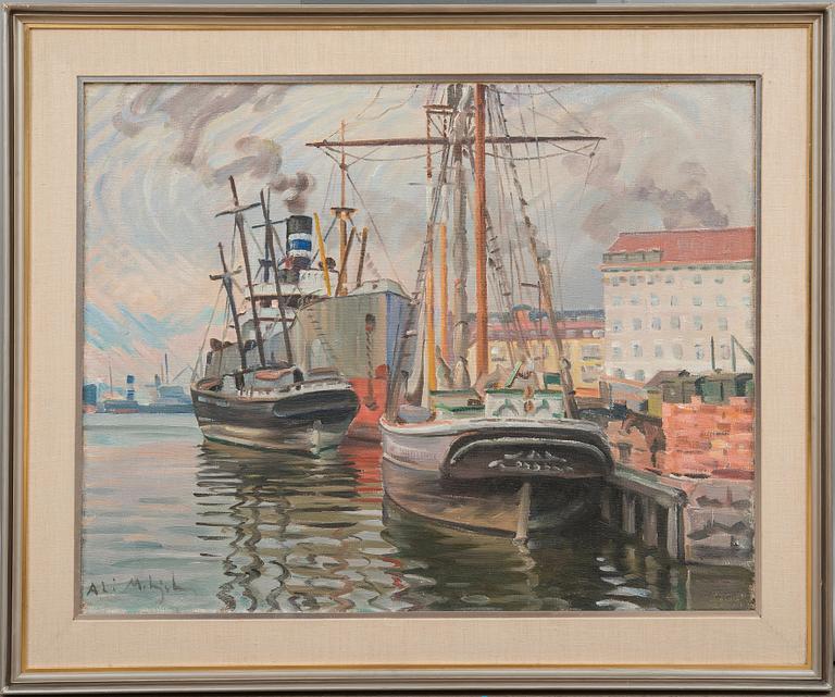 Ali Munsterhjelm, FROM THE HARBOUR OF HELSINKI.