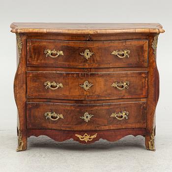 A late Baroque chest of drawers, mid-18th Century.