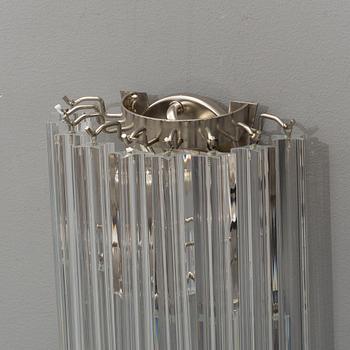 A pair of Murano wall sconce, 1970s.