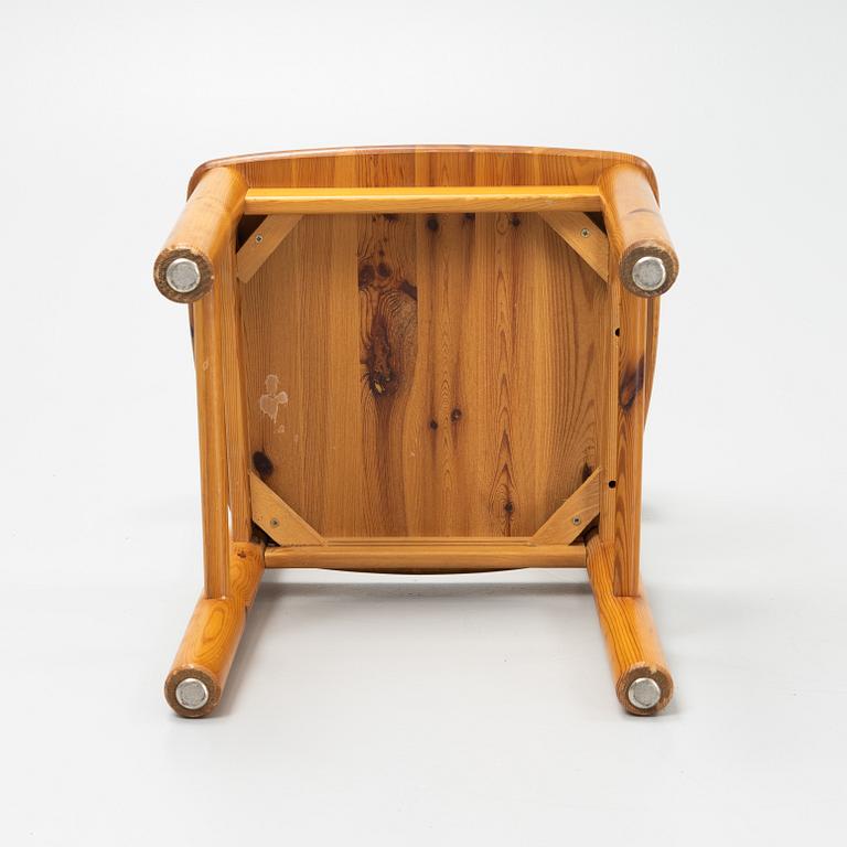 Rainer Daumiller, a set of 6 pine chairs, Denmark, late 20th century.