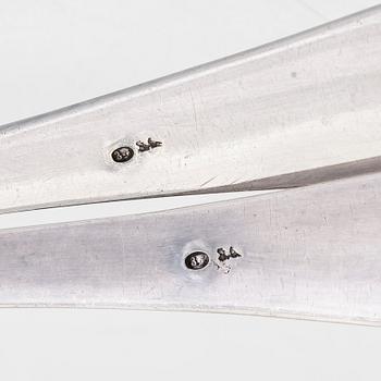 Serveringsbestick, 2 st, silver, Warszawa, Polen 1931-63.