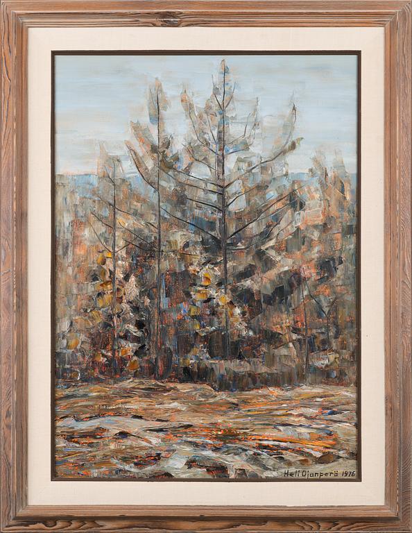 HELI OJANPERÄ, öljy kankaalle, signeerattu ja päivätty 1976.