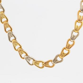 18K gold necklace.