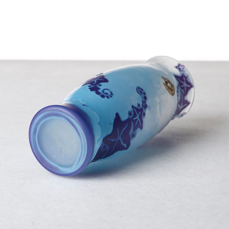 Fritz Blomqvist, an Art Nouveau cameo glass vase, Orrefors, Sweden ca 1915.