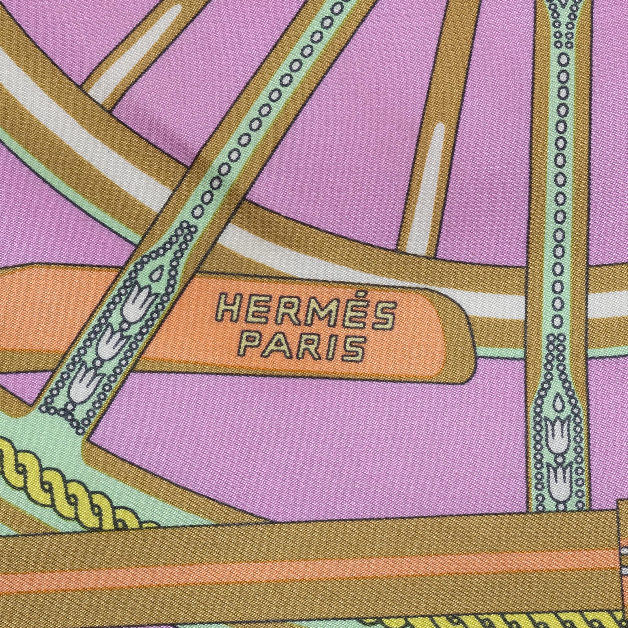 Hermès, scarf / handlerchief, "Balade en Berline".