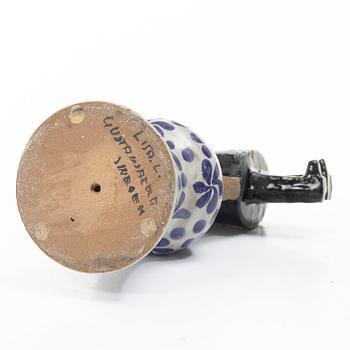 Lisa Larson, a stoneware figurine, 'Samhällsbedatten', Gustavsberg, Sweden.