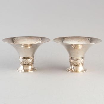 A pair of silver bowls, GAB, Stockholm 1926.