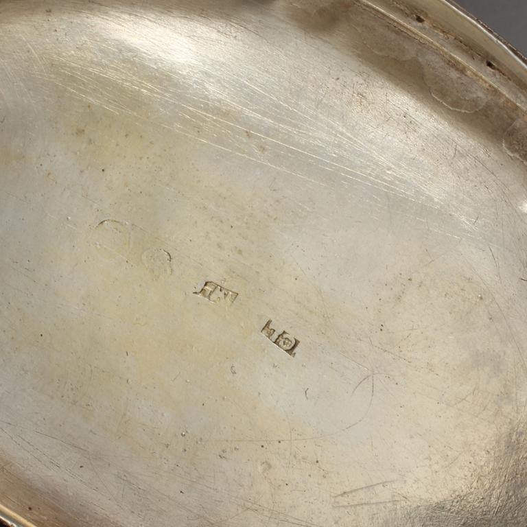DOSOR, 2 st, silver, Sverige, 1800-tal, vikt 85 gram.