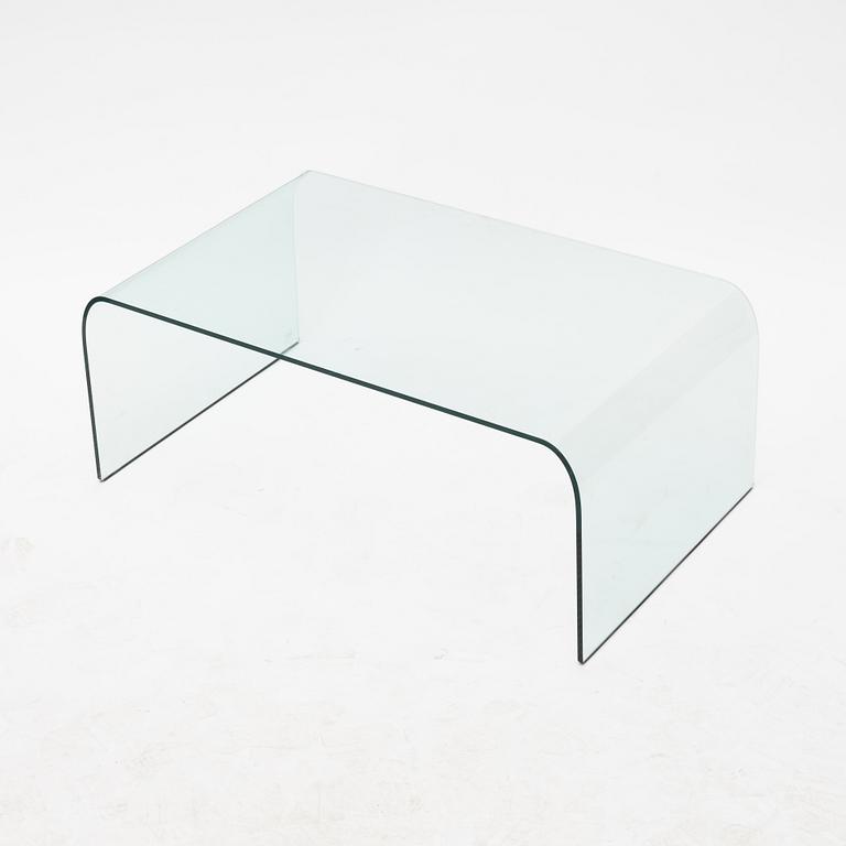 A glass coffee table, model "Rialto", Fiam, Italy.