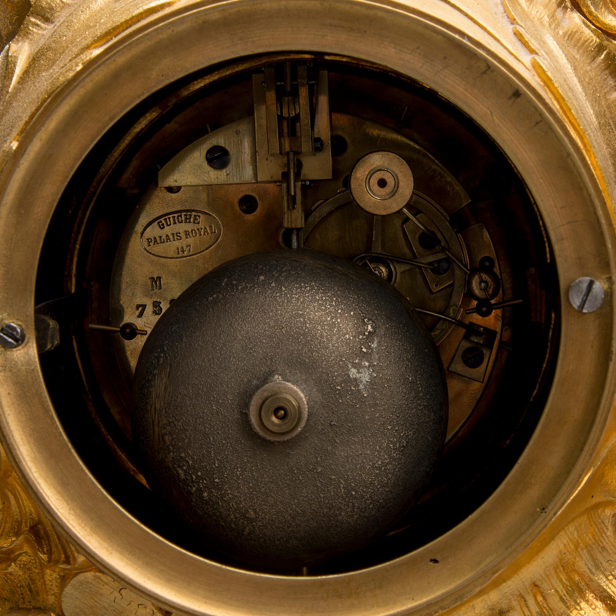 BORDSUR, förgylld brons, nyrokoko, 1800-tal.