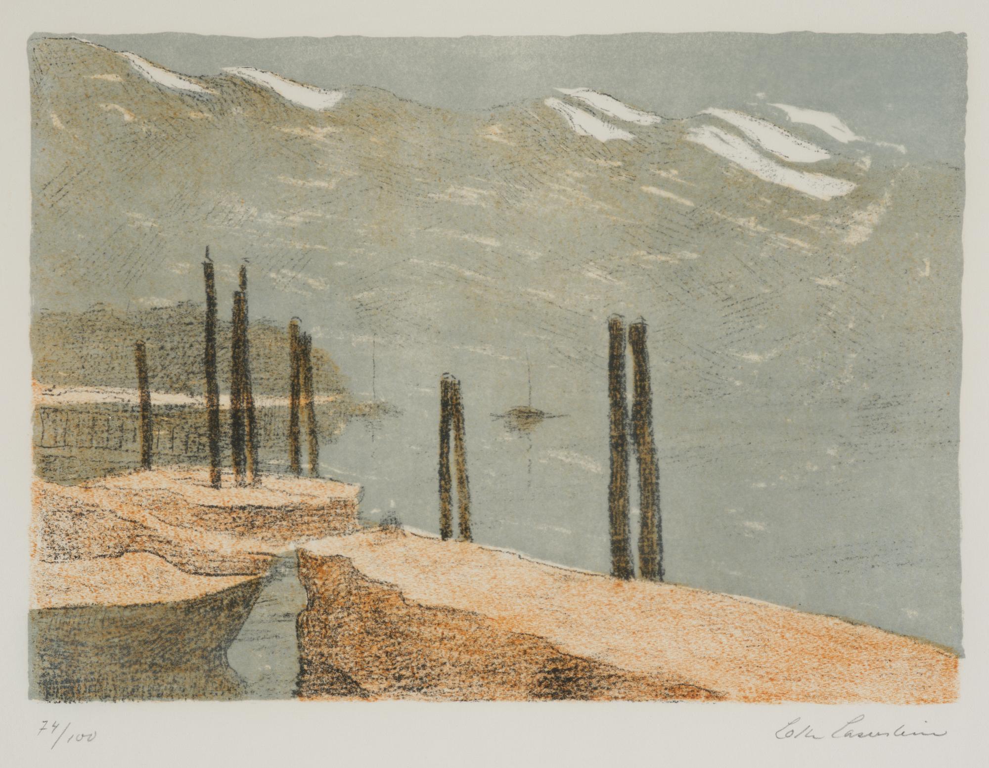 Lotte Laserstein, Harbour Scene.