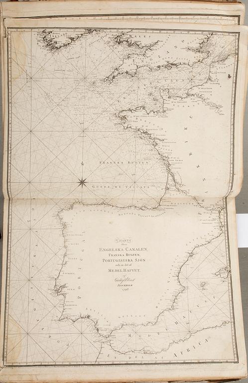 Gustaf af Klint, book, "Sweden's Maritime Atlas", 1797-1815.