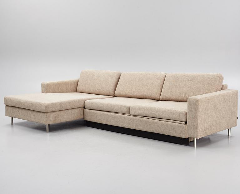 Glismand & Rüdiger, a 'Scandinavia' sofa with ottoman, Bolia.