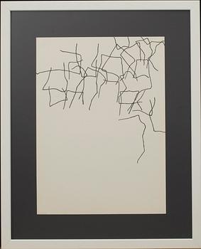 EDUARDO CHILLIDA, lithographe, unsigned, 1964.