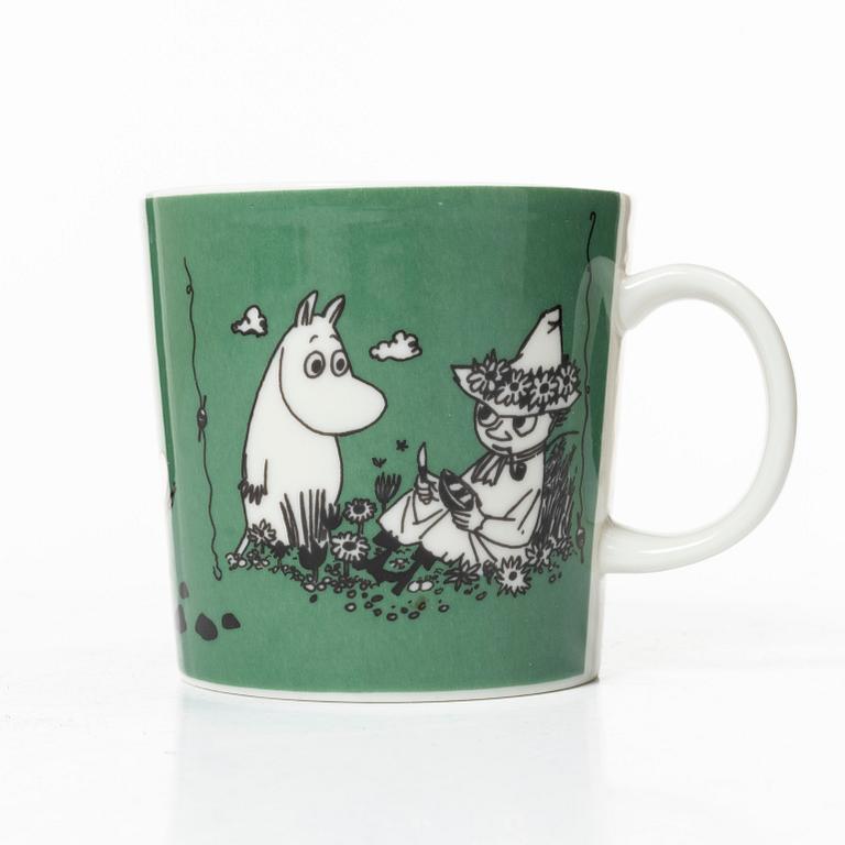 Muminmugg, "Mörk grön", Arabia, Finland.