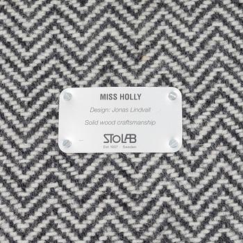 A set of six 'Miss Holly Upholstered' by Jonas Lindvall for Stolab designed 2018.