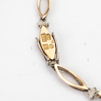 Bracelet, 18K gold, sapphires and diamonds, Heribert Engelbert AB, Stockholm, 1954.