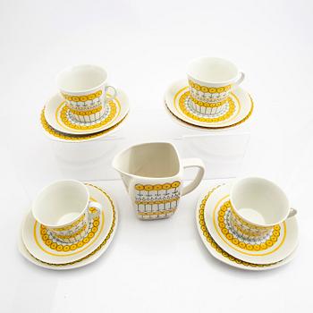 Berit Ternell, service 9 pcs  "Furuvik" Upsala-Ekeby, 1960-1962.