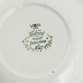 A 40-piece creamware service, "Grön Anna", Rörstrand, Sweden, 1951-73.