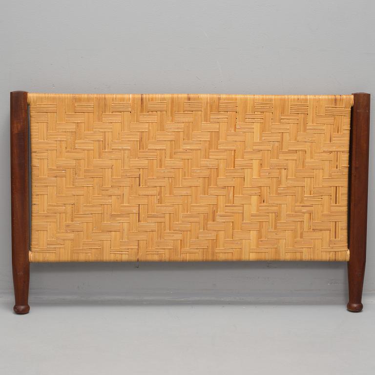 JOSEF FRANK, a model 520 mahogany and rattan bed from Svenskt Tenn.