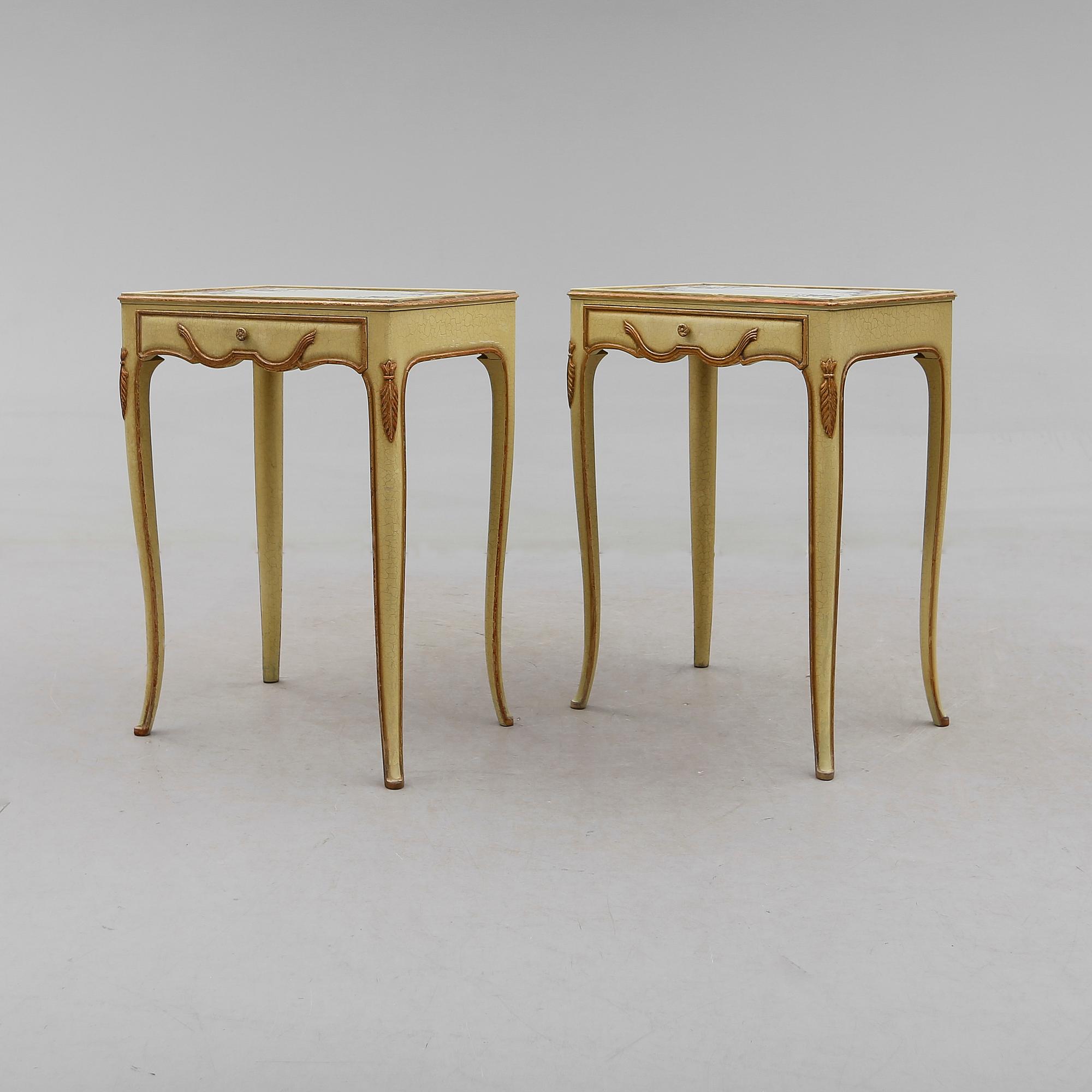 BORD, 2 st, "Du Barry", Axel Einar Hjorth, Nordiska Kompaniet, ca 1929.