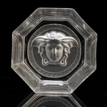 ROSENTAHL, glasservisdelar,  11 + 4st, "Medusa", Versace för Rosenthal.