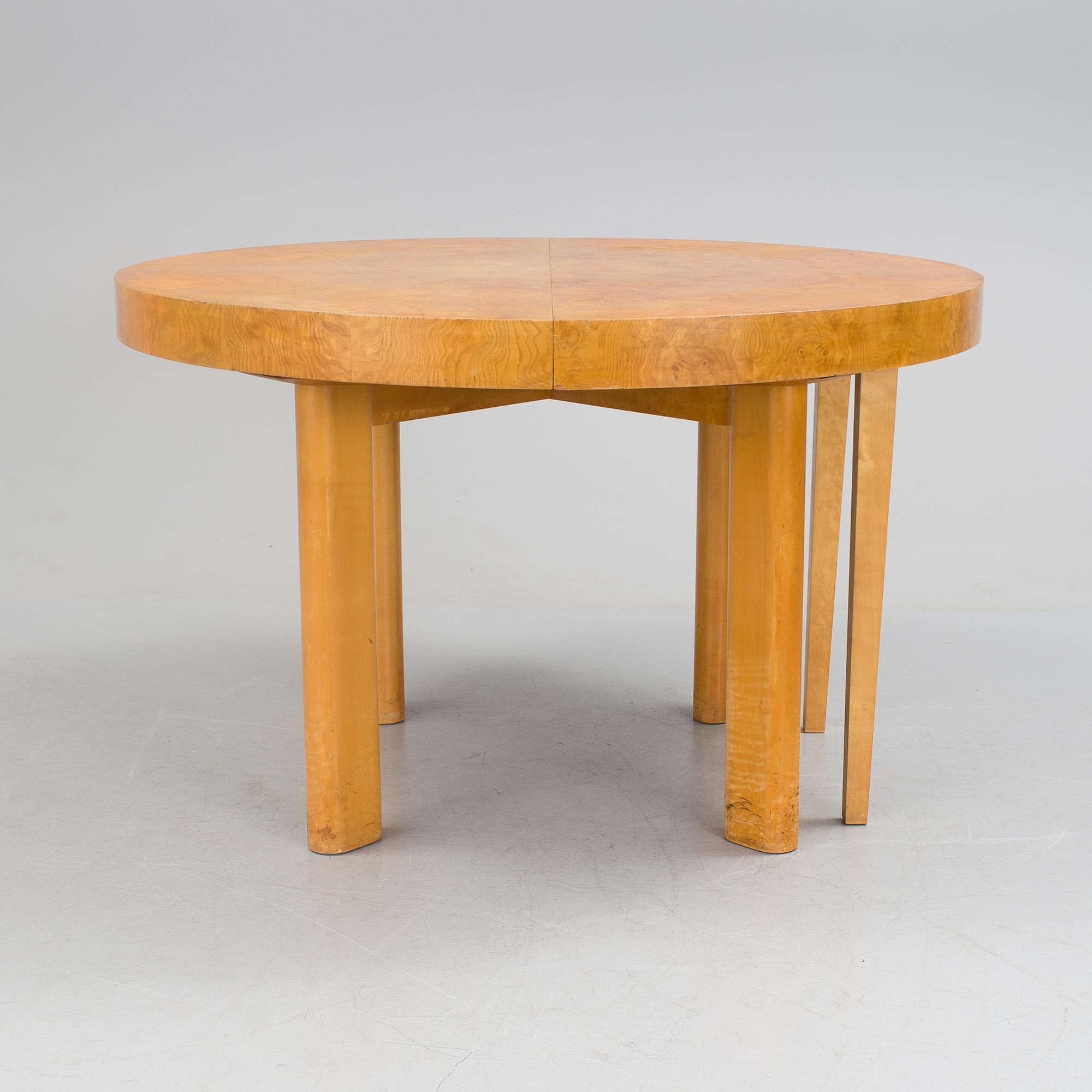 AXEL EINAR HJORTH, A "Birka" dining table by Axel Einar Hjort.