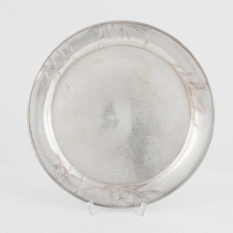 A ten-piece silver cocktail set, Yamato Bros & Co, Kobe, Japan, first half of the 20th century.