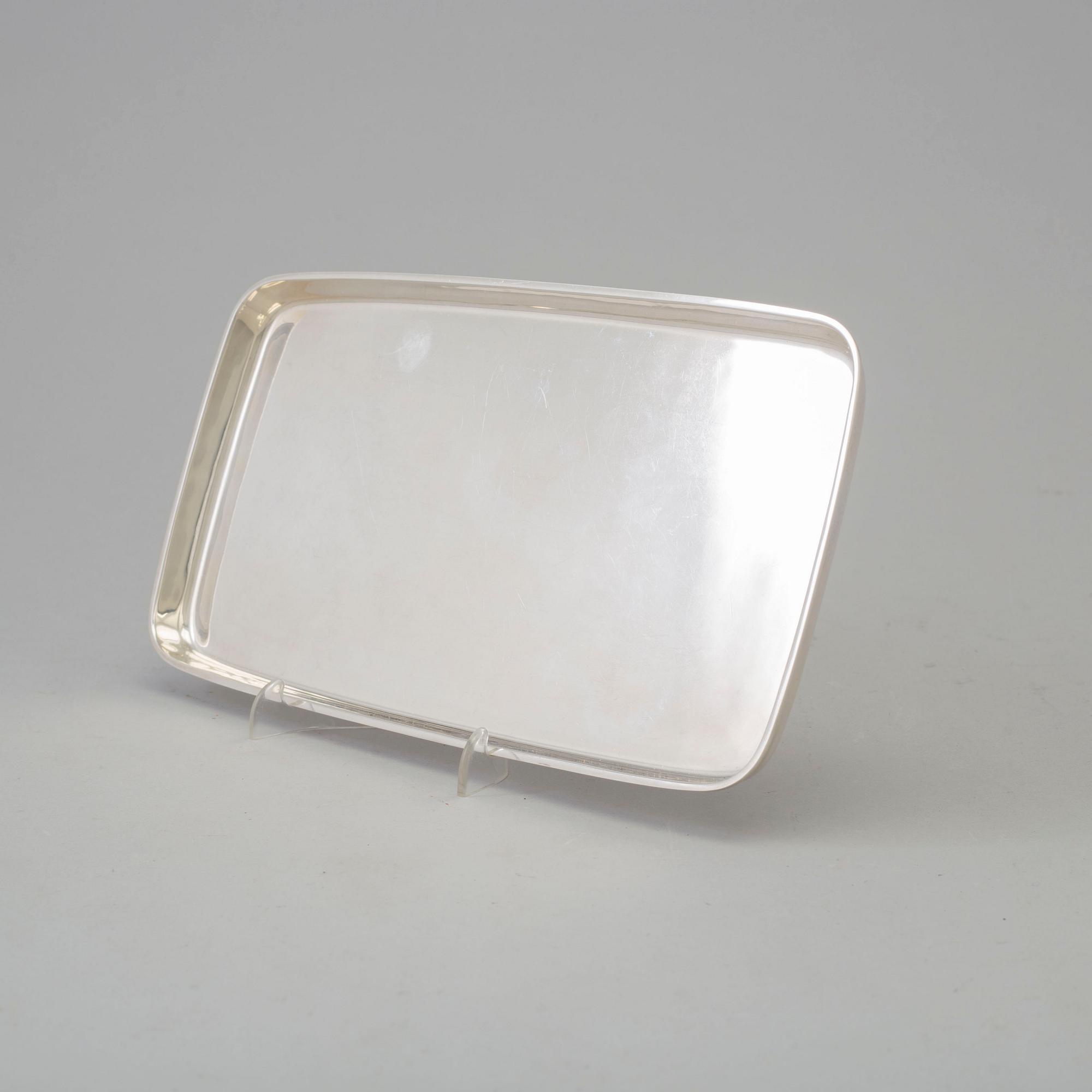 ÅKE STRÖMDAHL, bricka, silver, Stockholm 1962.