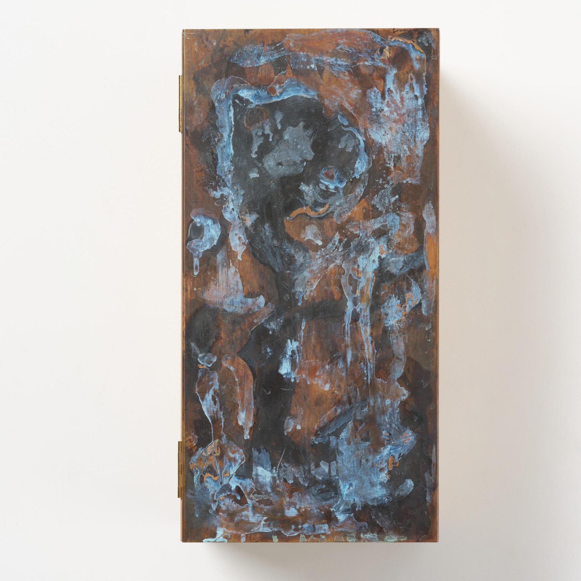 Jonas Bohlin, väggskåp, "Kroppar", ed. 18/21, egen studio, Stockholm, 2019.