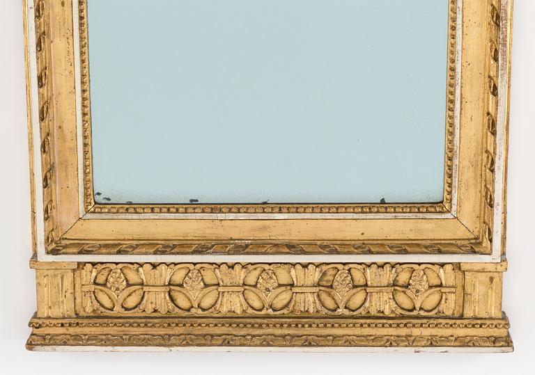 A late Gustavian late 18th century mirror.