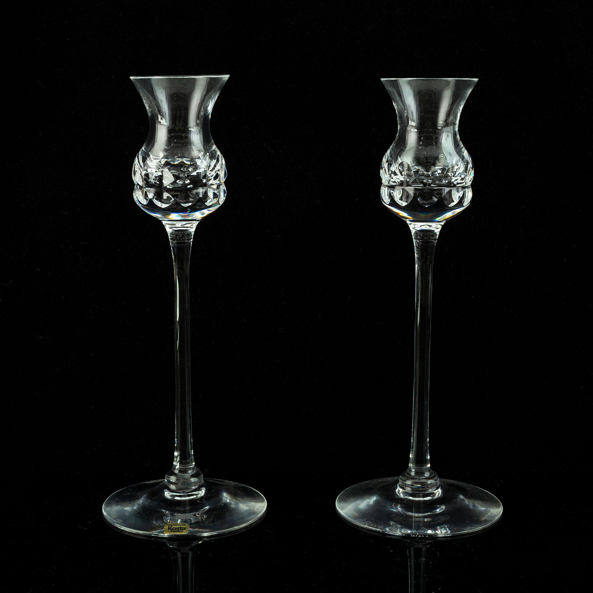 37 pieces  "Silvia" Ingeborg Lundin,  Orrefors, Kosta.