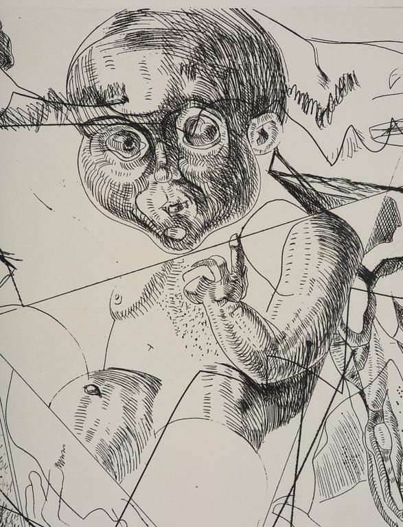 Ernst Iosipovitch Neizvestny, Utan titel ur: "Hommage aux Prix Nobel" (Nobelprismappen).