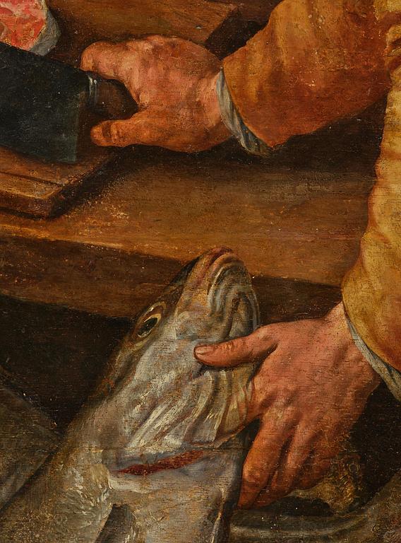 Joachim Beuckelaer, A fish market outside the city gate of Antwerp.