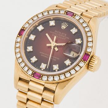 ROLEX, Oyster Perpetual Datejust, wristwatch, 25 mm.