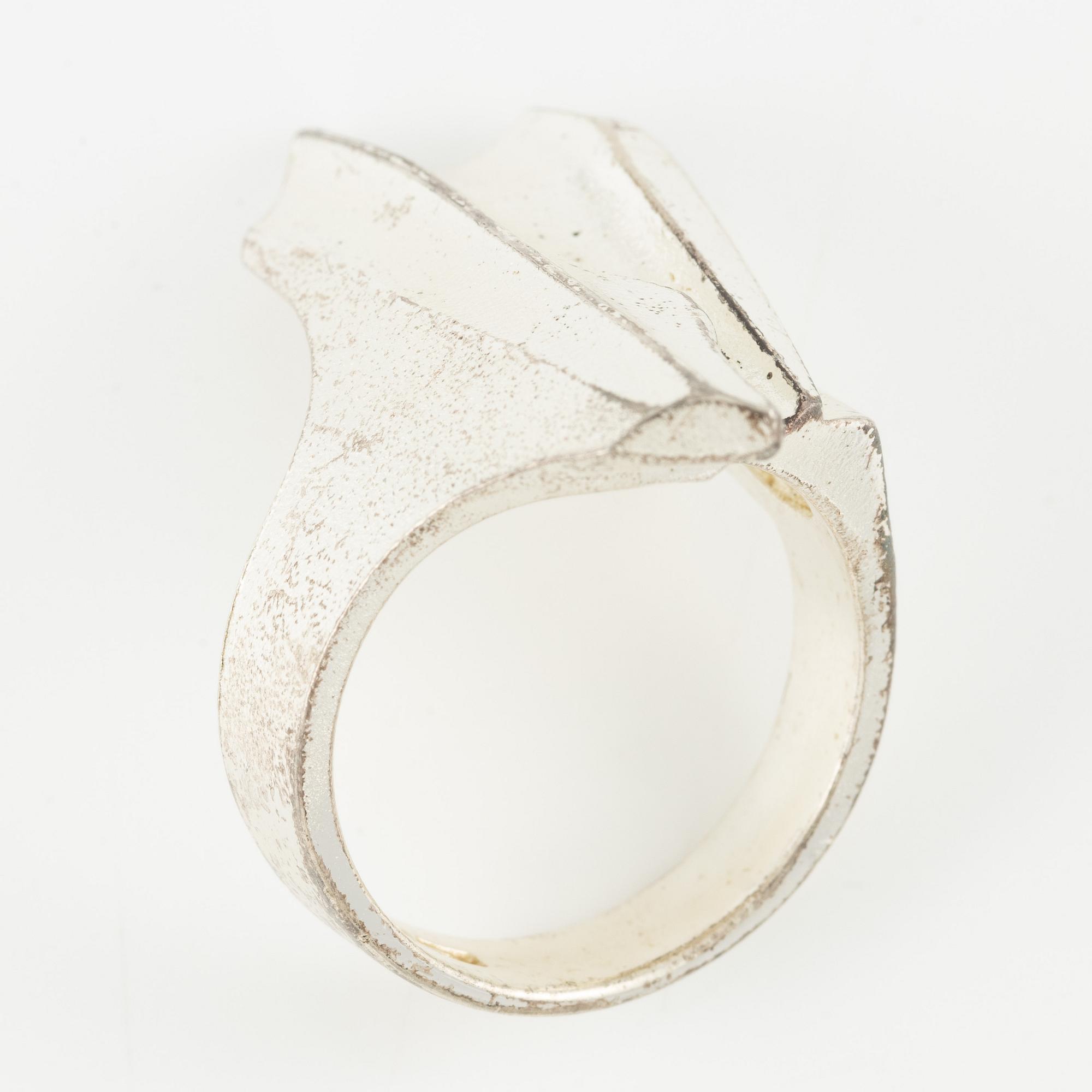 Lapponia, ett armband, en ring och ett par örhängen, sterlingsilver.