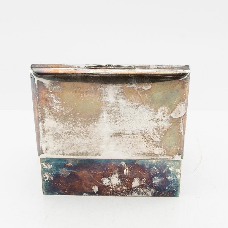 Hanna Persson Cigar Case Silver Karlskrona 1921.