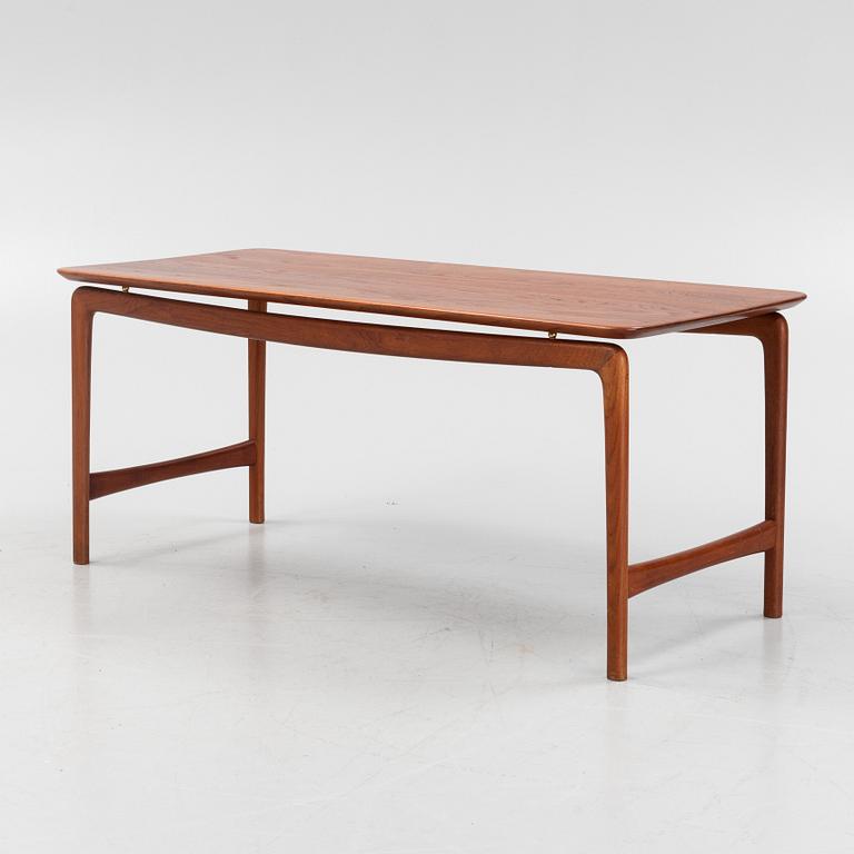 A Danish teak coffee table, Peter Hvidt & Orla Mølgaard Nielsen, France Daverkosen.