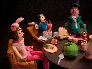 Nathalie Djurberg, "The Mad Tea Party".