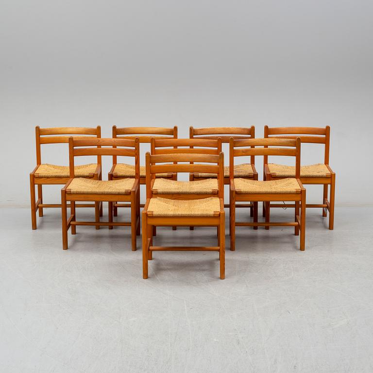 BØRGE MOGENSEN, a pine 'Asserbo' table and eight chairs from Karl Andersson & Söner.