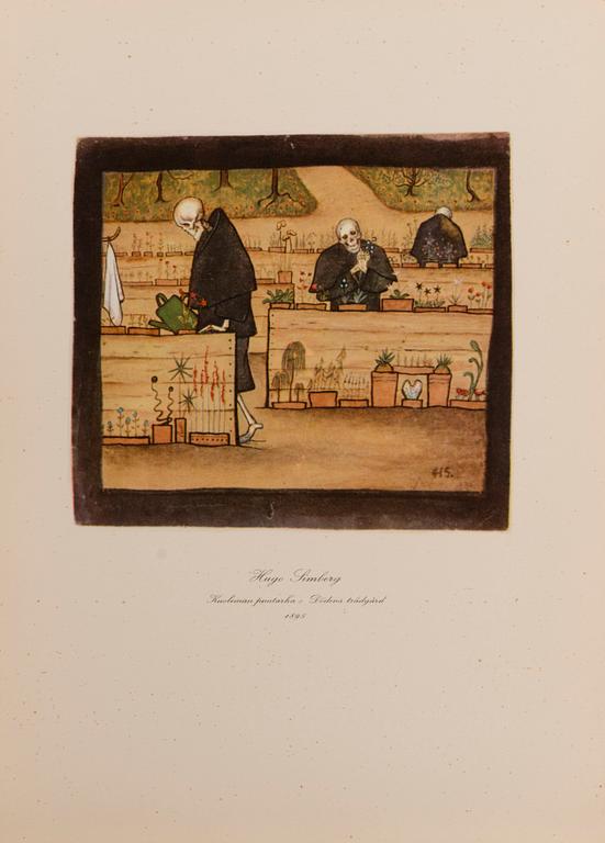 HUGO SIMBERG, after, a folder with 20 off-set printings, WSOY Porvoo 1952.