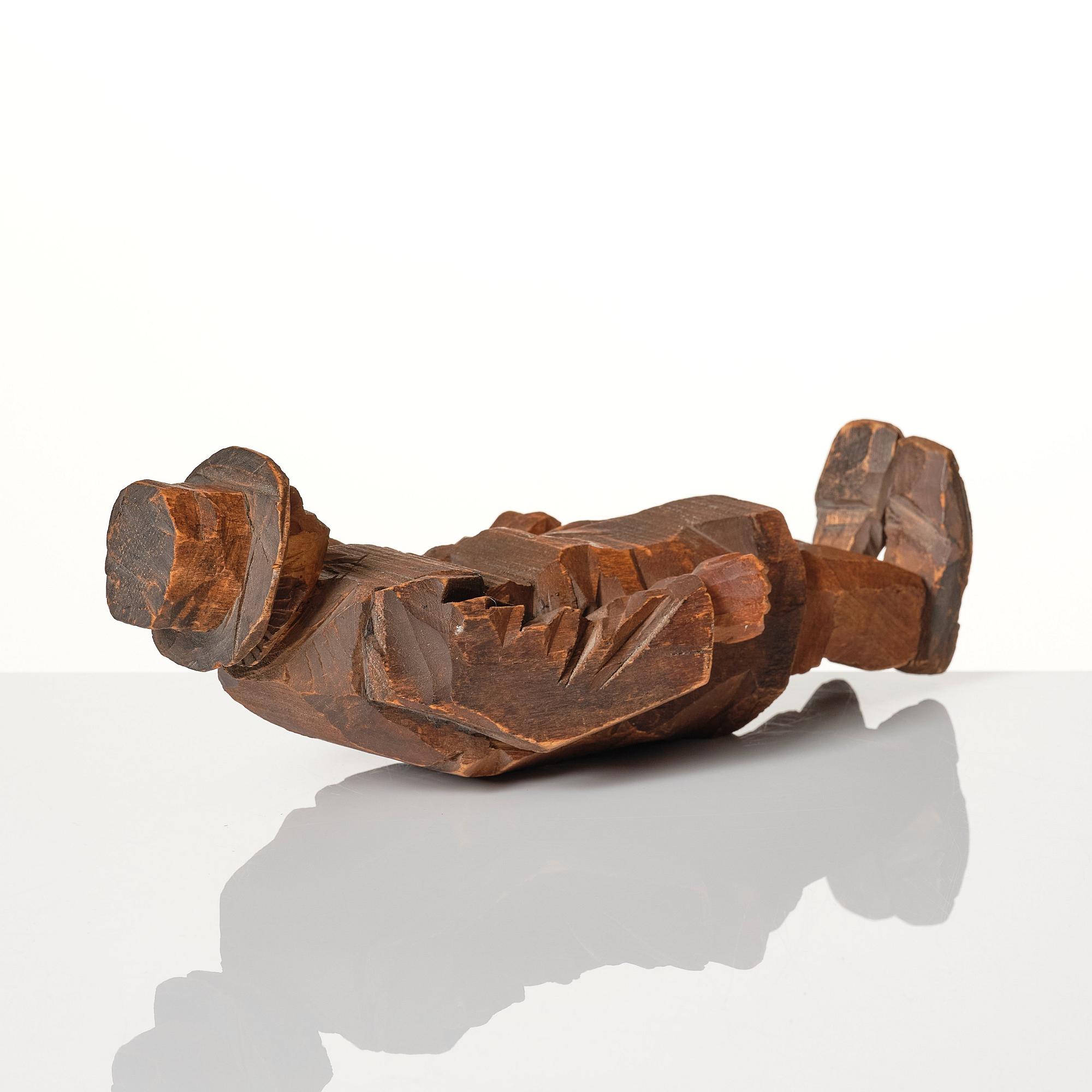 Axel Petersson Döderhultarn, Man with hat.